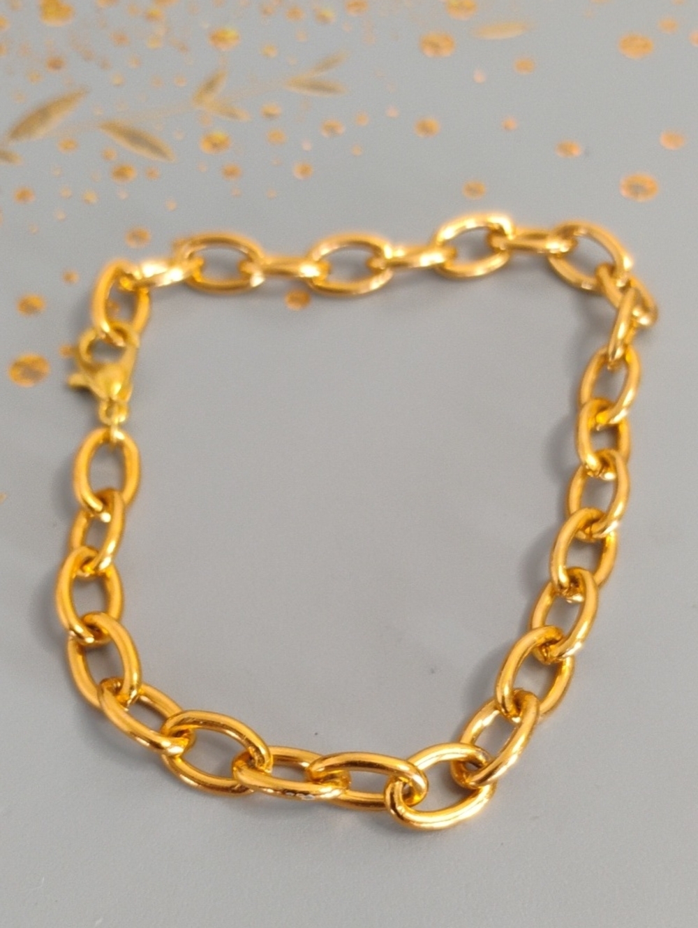 Gold Chain Link Bracelet - Women Jewelry